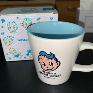 新品　オサムグッズ　マグカップ 男の子　ミスタードーナツ ノベルティ osamu goods ミスド　レアレトロ　箱付き