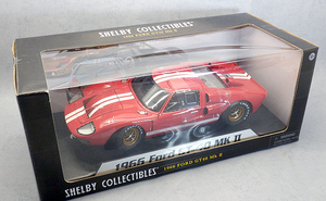 【ジャンク】シェルビーコレクティブルズ 1966 フォード GT40 マークⅡ レッド 1/18 FORD GT40 MKⅡ 絶版 レア