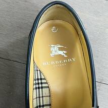 美品 BURBERRY LONDON バーバリーロンドン ローファー 革靴 ブラック 黒 24.5cm レザー シューズ _画像7