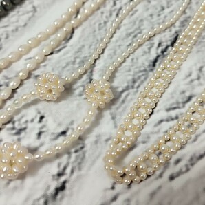 【売り切り】パールネックレス 各種セット 真珠の画像4