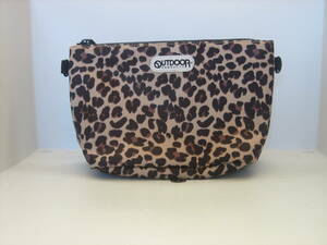 OUT DOOR Leopard рисунок сумка плечо 2WAY BAG корпус сумка / PORTER