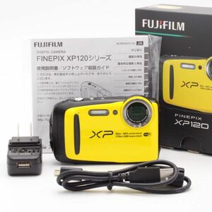 【極上品】 FUJIFILM XP120 イエロー #3144