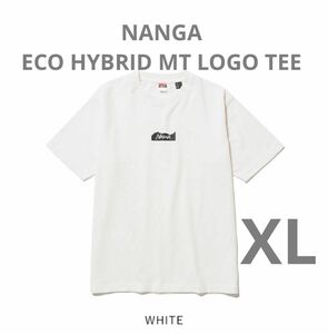 NANGA ナンガ エコハイブリッド マウンテンロゴティー ホワイト　白　XL ECO HYBRID MT LOGO TEE 