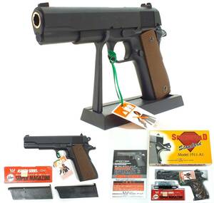 ■新品未使用■タナカ WA スプリングフィールド M1911A1 スタンダード HW■ガスブローバック 予備マグ付き■ウエスタンアームズ ライセンス