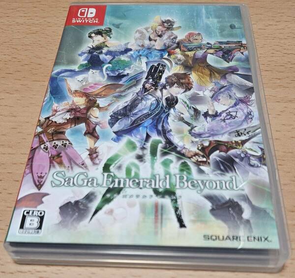 【中古・美品】ニンテンドースイッチ サガ エメラルド ビヨンド 早期購入特典未使用 18時までの入金で即日発送