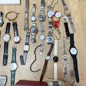 腕時計 SEIKO CITIZEN セイコー G-SHOCK シチズン 機械式 懐中時計 等 5.3kg以上 まとめ売り 大量 まとめて 120点以上 X19の画像3