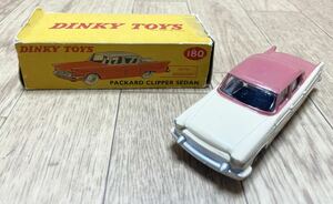 希少！ DINKY TOYS ディンキー 180 パッカード・グリッパー ミニカー イングランド製 元箱 お宝 当時物 V6