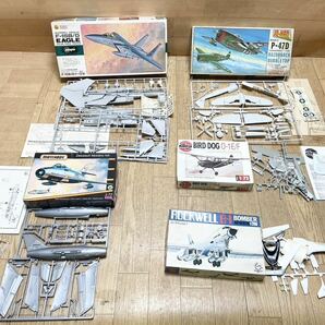 希少！ 未組立 多数 ハセガワ Monogram matchbox Heller 等 戦闘機 B-1 Su-27 P-47D F-1 F9F-2 等 大量 まとめて 20点 B1の画像9