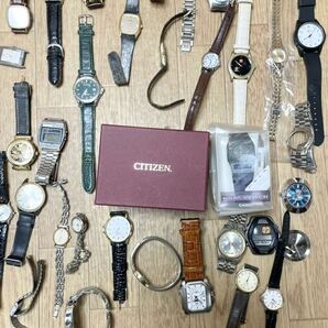 腕時計 SEIKO CITIZEN セイコー G-SHOCK シチズン 機械式 懐中時計 等 5.3kg以上 まとめ売り 大量 まとめて 120点以上 X19の画像9