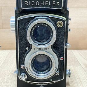 RICOH RICOHFLEX リコーフレックス ダイヤ 二眼レフカメラ ヴィンテージ フィルム 当時物 レトロ お宝 コレクター A9の画像4