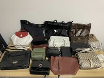 バック かばん 鞄 婦人 レディース まとめて15個 ハンドバック トートバッグ レザー 合皮 等 大量 まとめてセット 同梱可_画像1