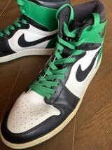 NIKE ナイキ 371381-991 AIR JORDAN DMP 1 RETRO HIGH エアジョーダン1 レトロ ハイ セルティックス 廃盤　レア　トラビス　シュプリーム_画像9