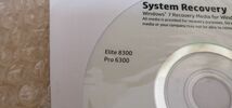 SE120 5枚組 HP Elite 8300 8380 Pro 6300 6380 (Windows8 64bit)(Windows7 32bit) Systemrecove DVD ディスク_画像2