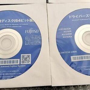 SF8 8枚組 FUJITSU LIFEBOOK A576/R A576/RW A576/RX Windows10 Win7(32+64bit) Pro リカバリーメディアの画像3