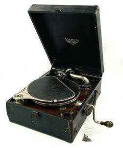 Victor ビクター Victrola ビクトローラ トランク型 蓄音機 昭和レトロ アンティーク【回ります 現状品】