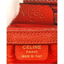 ヴィンテージ CELINE セリーヌ ボリード MC96 2way ハンド ショルダーバッグ 本革 レザー ボルドー RED_画像9