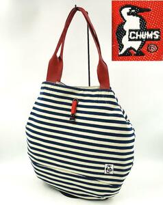 CHUMS Chums shoulder tote bag marine border 