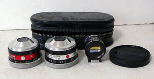 ★ ジャンク品 / PETRI AUX Wide-Angle Lens/TELEPHOTO/TELE-WIDE FINDERケース付き ファインダー レンズ ★