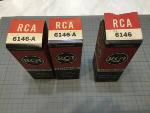 RCA ELECTRON TUBE ／6146-A 2本／6146 1本