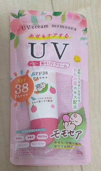 モモセア　あせもをケアする 薬用UVクリーム SPF38(PA+++) 30g