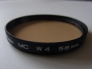 送料94円～　Kenko　ケンコー　MC　W4　58mm　管理no.1 