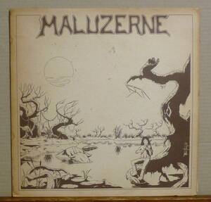 仏LP●MALUZERNE／Chants Et Musiques A Danser　Maludisc盤モノクロジャケ 自主制作で発売されたフレンチ・トラッドの1枚