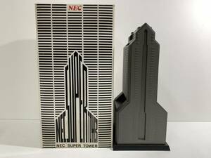 429 希少品!! 日本電気 NEC本社ビル ロケットビル スーパータワー SUPER TOWER 箱入り 天気予報 当時物 レア ビンテージ コレクション