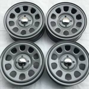 デイトナ G2 グレー 14-5.0J 4H100 ＋42 165/55R14 ザッツ ライフ ルークス ekワゴン セルボ ラパン パレット ワゴンR エッセ ミラジーノ