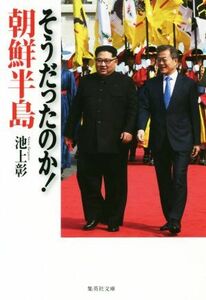 そうだったのか！朝鮮半島 集英社文庫／池上彰(著者)