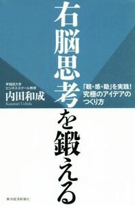 右脳思考を鍛える 「観・感・勘」を実践！究極のアイデアのつくり方／内田和成(著者)