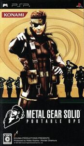 【PSP】 METAL GEAR SOLID PORTABLE OPS [PSP the Best］