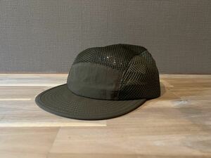 5パネルメッシュジェットキャップ 新品 未使用 5panel jet mesh cap カーキ khaki フリーサイズ 無地 ミニマルデザイン minimal design UL