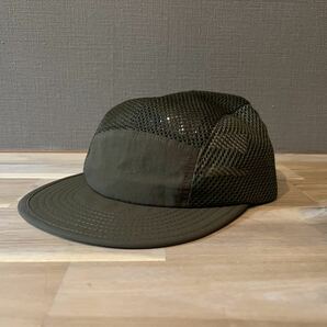 5パネルメッシュジェットキャップ 新品 未使用 5panel jet mesh cap カーキ khaki フリーサイズ 無地 ミニマルデザイン minimal design ULの画像1