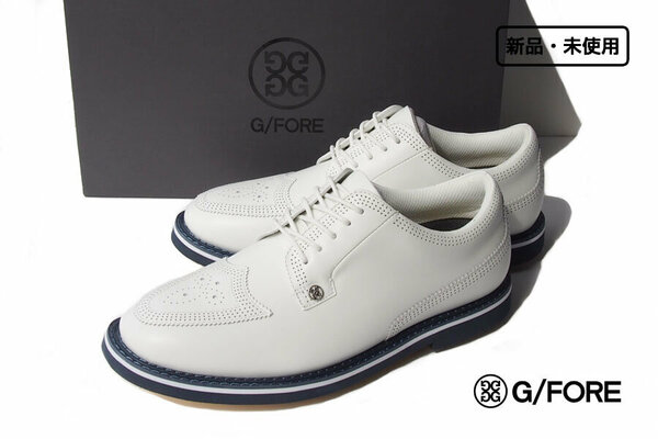 送料無料★新品｜未使用｜ジーフォア｜G/FORE｜メンズスパイクレスゴルフシューズ｜MENS PERF BROGUE GALLIVANTER｜8｜ 25.5