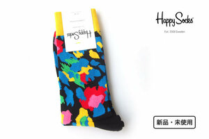 送料無料★新品｜未使用｜ハッピーソックス｜happy socks｜クルー丈カジュアルソックス｜Multi Leopard pattern Sock｜10113067