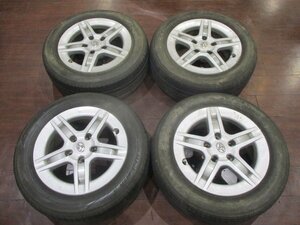 中古★トヨタ純正SAI/AZK10用16インチ ホイール＆タイヤ4本セット(ホイールキャップ付)★205/60R16★6.5J/114.5/5穴/+39★マークXジオなど