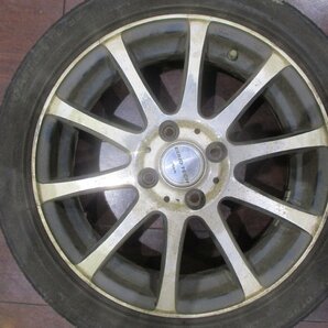 中古★PIAA EURO TECH S-10R 15インチ タイヤ アルミホイール4本セット★165/55R15★5J/100/4穴/+46★N-BOX/スペーシア等軽自動車にの画像7