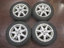 中古★TOPRUN 14インチ スタッドレスタイヤ＆ホイール4本セット★2021年製ブリヂストン 155/65R14★100/4穴/4.5J/+45★N-BOX等 軽自動車に_画像1