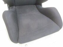 中古★RECARO SR/KBA/90349 セミバケットシート★ブラック★両側ダイヤルだが(片側なし)★レール無し★着払い専用商品・店舗引き取り可能♪_画像5