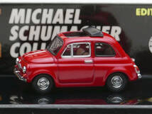 1/64 PMA フィアット 500 赤 1968 ルーフ開 M.Schumacher nr.08 Micro Champs 510-641101_画像2