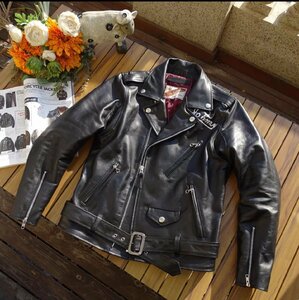 G-1 leather jacket flight jacket original leather kau hyde cow leather leather jacket f ride jacket American Casual men's fashion M~4XL