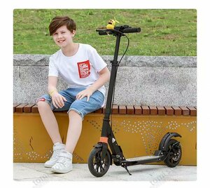  new arrival * for adult scooter black adult scooter - disk brake, folding type, adjustment possibility, maximum 100kg, non electric 