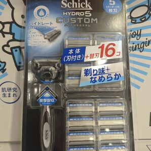Schick(シック) 5枚刃 ハイドロ5 カスタム 本体+替刃16入