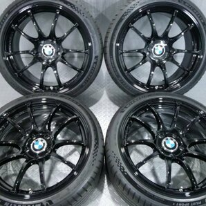 美品！ADVAN Racing RZ 18inc 8J+45 9J+50 5H-120 / 2022年製 PILOT SPORT 5 225/40R18 255/35R18 4本set / BMW 1,2シリーズ F20,F22などの画像1