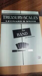 Alfred TREASURY of SCALES　トレジャリー・オブ・スケール　Baritone(B.C.)　ユーフォニアム用　基礎練習に