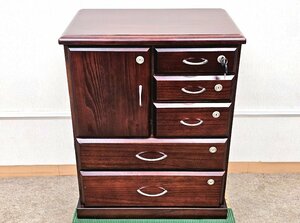 * direct taking over welcome * multi chest telephone stand FJ-PCH-55W FAX pcs . made all step key attaching case cabinet Vintage 