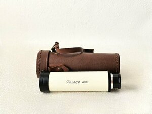 PRINCE single eye telescope Prince compact size 40x collection observation Showa Retro Vintage 