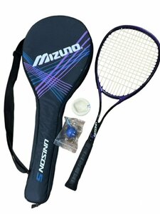 MIZUNO ミズノ 軟式テニスラケット UNISON5 ソフトテニス 軟式テニス ソフトケース付き アルミ 部活 趣味 スポーツ レジャー 体育 運動