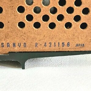 ◇ジャンク◇ SANYO サンヨー 三洋電機 真空管ラジオ R-421156 昭和レトロ レア品 当時物の画像8
