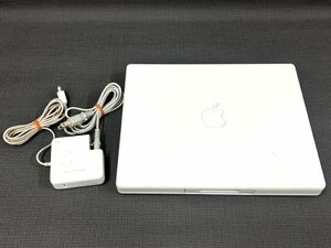 [ Junk ]Apple Apple iBOOK I book A1054 G4 processor installing 12 -inch operation defect white 